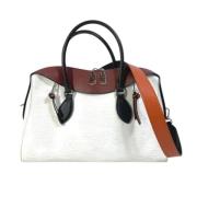 Pre-owned Leather louis-vuitton-bags Louis Vuitton Vintage , White , D...