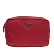 Pre-owned Fabric clutches Prada Vintage , Red , Dames