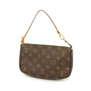 Pre-owned Fabric louis-vuitton-bags Louis Vuitton Vintage , Brown , Da...