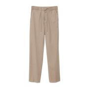 Bruine Wollen Broek PT Torino , Brown , Dames