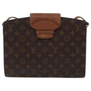 Pre-owned Canvas louis-vuitton-bags Louis Vuitton Vintage , Brown , Da...