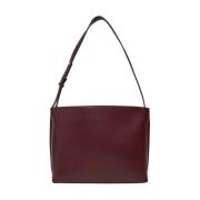 Geëtst Logo Medium Tote Tas Calvin Klein , Red , Dames