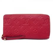 Pre-owned Fabric wallets Louis Vuitton Vintage , Red , Dames