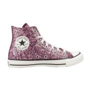 Zwarte High Top Sneakers Converse , Pink , Dames