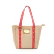 Pre-owned Canvas louis-vuitton-bags Louis Vuitton Vintage , Beige , Da...