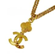 Pre-owned Metal chanel-jewelry Chanel Vintage , Yellow , Dames