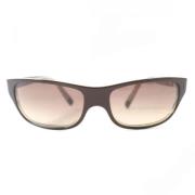 Pre-owned Fabric sunglasses Louis Vuitton Vintage , Brown , Dames