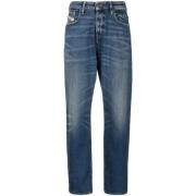 Blauwe Skinny Jeans 1999 Collectie Diesel , Blue , Dames