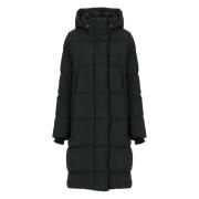 Zwarte Gewatteerde Gewatteerde Jas Vrouw Canada Goose , Black , Dames