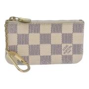 Pre-owned Canvas wallets Louis Vuitton Vintage , White , Dames