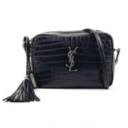 Pre-owned Leather shoulder-bags Yves Saint Laurent Vintage , Black , D...