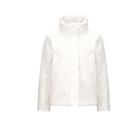 Warme Korte Jas Marlette K-Way , White , Dames