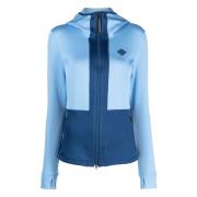 Blauwe Casual Hoodie Sweater Polyester Elastaan J.Lindeberg , Blue , D...