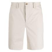 Casual Beige Katoen Elastaan Shorts Polo Ralph Lauren , Beige , Heren