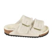 Witte Sandalen voor Zomerse Outfits Birkenstock , Beige , Dames