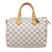 Pre-owned Canvas louis-vuitton-bags Louis Vuitton Vintage , White , Da...