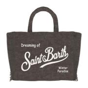 Klassieke franje tas voor winterseizoen MC2 Saint Barth , Brown , Dame...