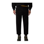 Fijne katoenen elastische taille broek The North Face , Black , Heren