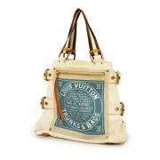 Pre-owned Fabric louis-vuitton-bags Louis Vuitton Vintage , Beige , Da...