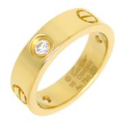 Pre-owned Metal rings Cartier Vintage , Yellow , Dames