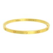 Pre-owned Metal bracelets Cartier Vintage , Yellow , Dames