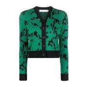 Gebreide Bloemen Vest Multicolor Casual Stijl Proenza Schouler , Multi...