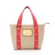 Pre-owned Canvas louis-vuitton-bags Louis Vuitton Vintage , Beige , Da...