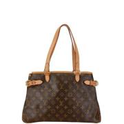 Pre-owned Canvas handbags Louis Vuitton Vintage , Brown , Dames