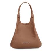 Leren handtas met afneembare band Gianni Chiarini , Brown , Dames