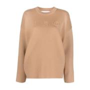 Bruine Wollen Pullover met Logo IRO , Brown , Dames