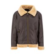 Vintage Brown Flight Jacket Montone B3 Alpha Industries , Brown , Here...