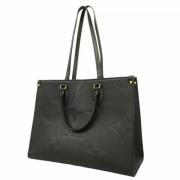 Pre-owned Leather totes Louis Vuitton Vintage , Black , Dames