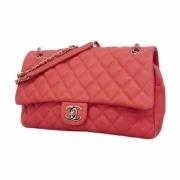 Pre-owned Leather chanel-bags Chanel Vintage , Pink , Dames