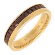 Pre-owned Metal rings Bvlgari Vintage , Brown , Dames