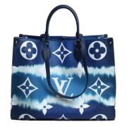 Pre-owned Canvas louis-vuitton-bags Louis Vuitton Vintage , Blue , Dam...