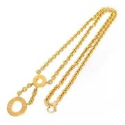 Pre-owned Metal necklaces Bvlgari Vintage , Yellow , Dames