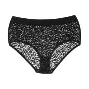 Fluwelen Slip Lingerie Eres , Black , Dames