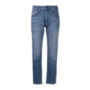 Blauwe Skinny Jeans Love Moschino , Blue , Dames