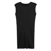 Elegante Zwarte Jurk voor Vrouwen Issey Miyake , Black , Dames