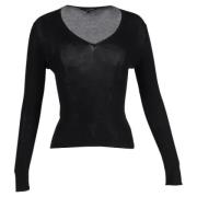 Pre-owned Wool tops Gucci Vintage , Black , Dames