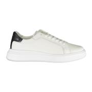 Sportieve witte vetersneakers met contrastdetails Calvin Klein , White...