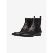 Pre-owned Leather boots Gucci Vintage , Black , Dames