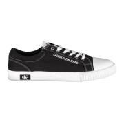 Heren Zwarte Sportieve Veterschoen Calvin Klein , Black , Heren