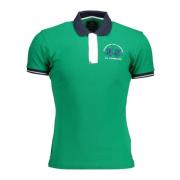 Korte Mouw Polo Shirt Groen La Martina , Green , Heren