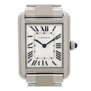 Pre-owned Metal watches Cartier Vintage , Gray , Heren