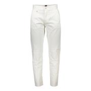 Witte Heren Tapered Fit Broek Hugo Boss , White , Heren