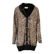 Zwarte Cardigan met Lange Mouwen Blugirl , Black , Dames