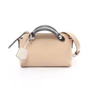 Pre-owned Leather handbags Fendi Vintage , Beige , Dames