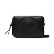 Quilt Camera Tas voor Vrouwen Calvin Klein , Black , Dames