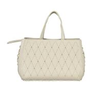 Witte leren schoudertas met kettingriem Valentino by Mario Valentino ,...